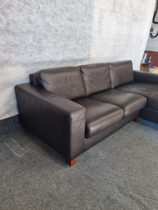 Шкіряний кутовий диван Шкіряний куток Шкіряні меблі з Європи