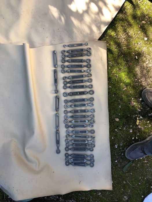 Esticadores com olhais Inox 12mm