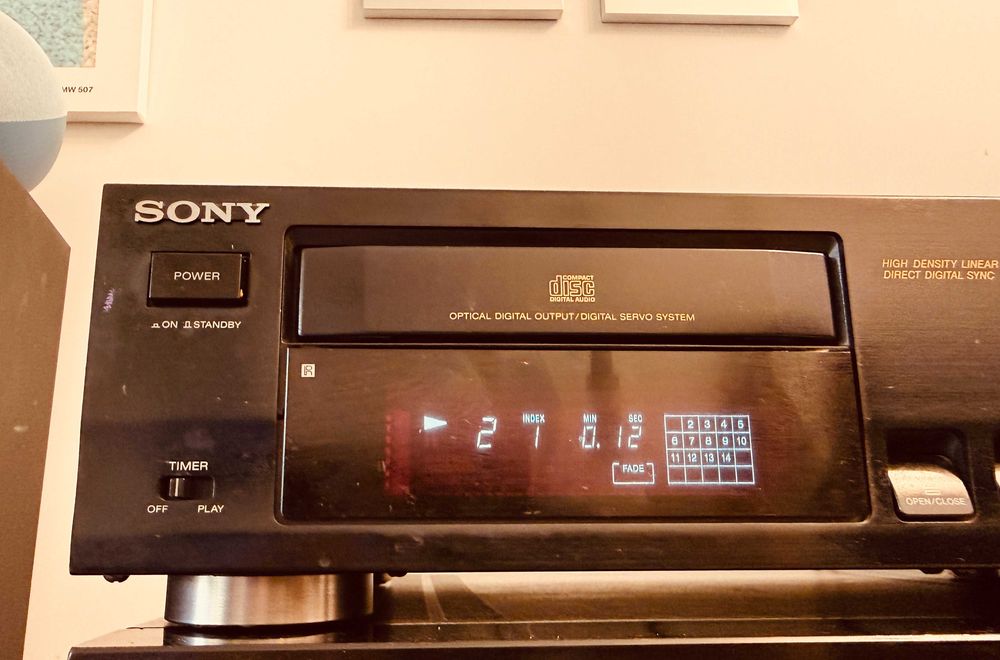 ‼️ Sony CD-плеер CDP-711 — винтажный Hi-Fi, Япония, ЦАП CXD2565M