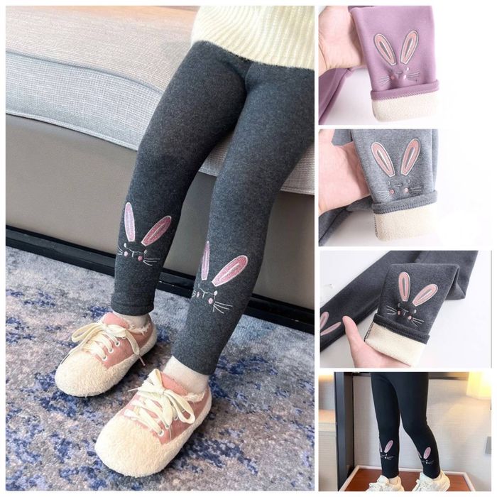 Лосини теплі зима на меху, на хутрі для дівчаток