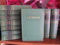 А. П. Чехов. Собрание сочинений в 12 томах, комплект, 1954-1957г.