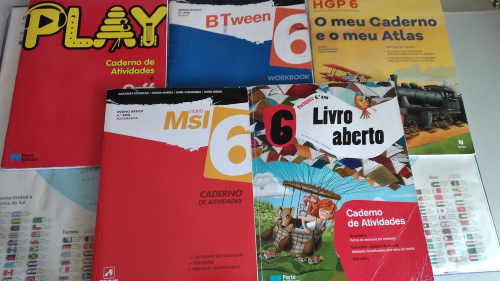Manuais de atividades do 5º ao 8º ano