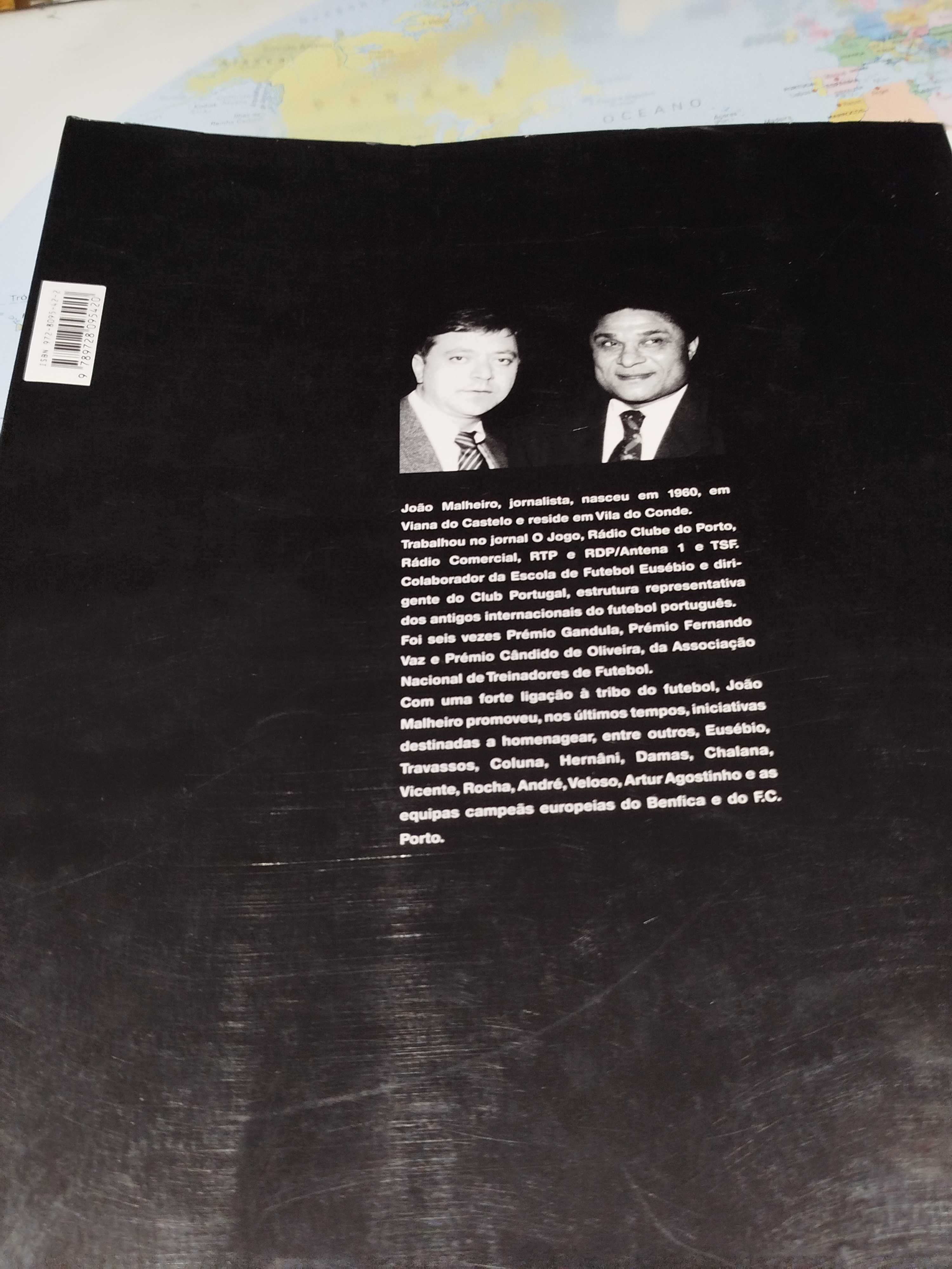 João Malheiro - Eusébio Obrigado - 1998  (Livro Autografado)