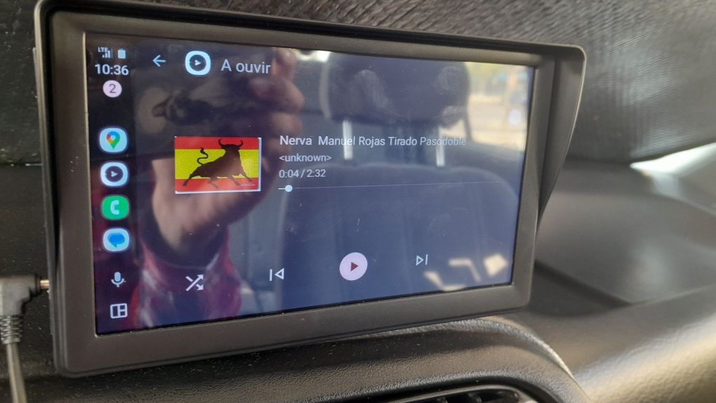 Ecrã Rádio Carro estilo carlega