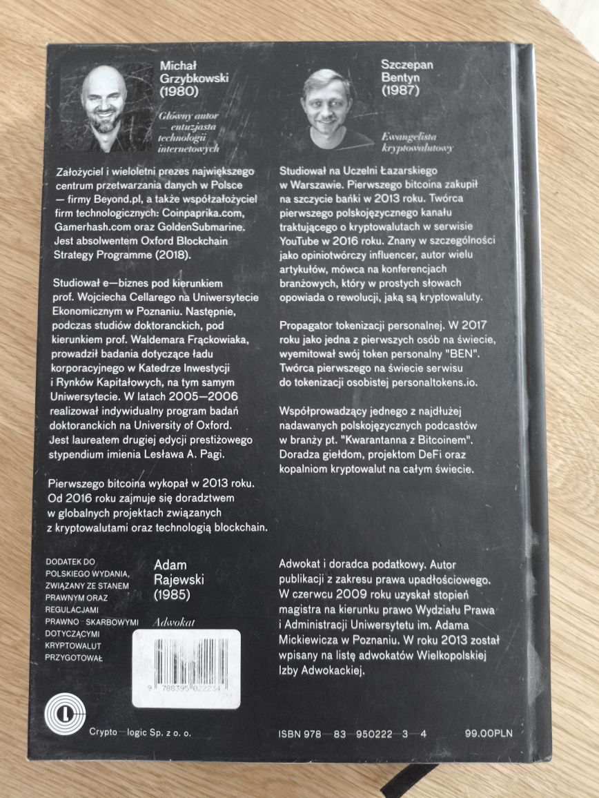 "Kryptowaluty" Michał Grzybkowski, Szczepan Bentyn
