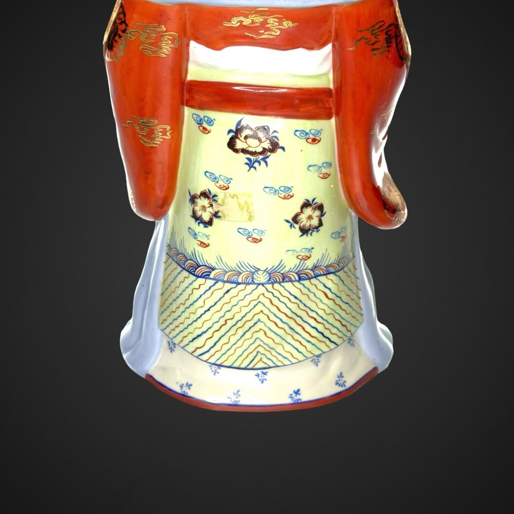 Chińska ceramiczna figurka LuXing Bóg kariery B41/40911