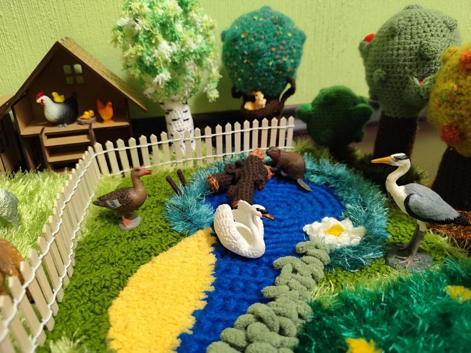 Розвиваючий килимок ферма