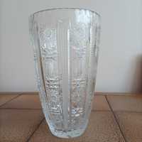 Duży wazon kryształowy HSK Violetta z czasów PRL