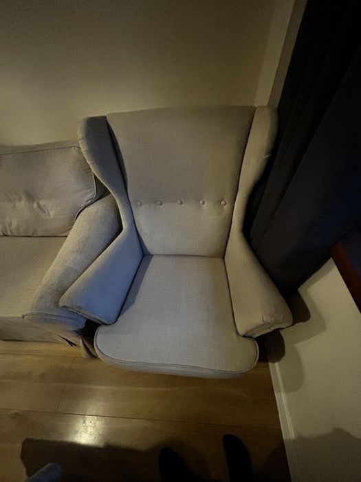 Sofa Vretstore oraz fotel Strandmon