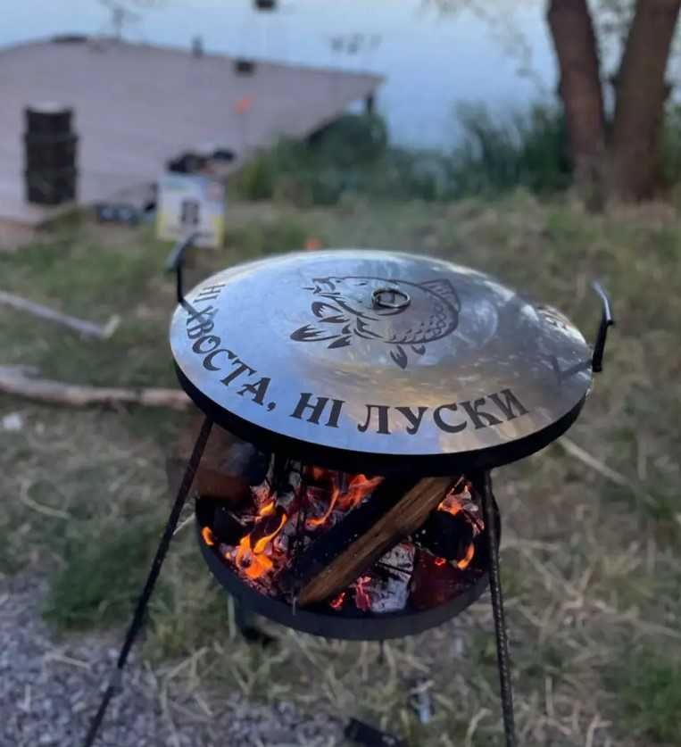 Сковорода садж сковорідка на природу сковородка мангал