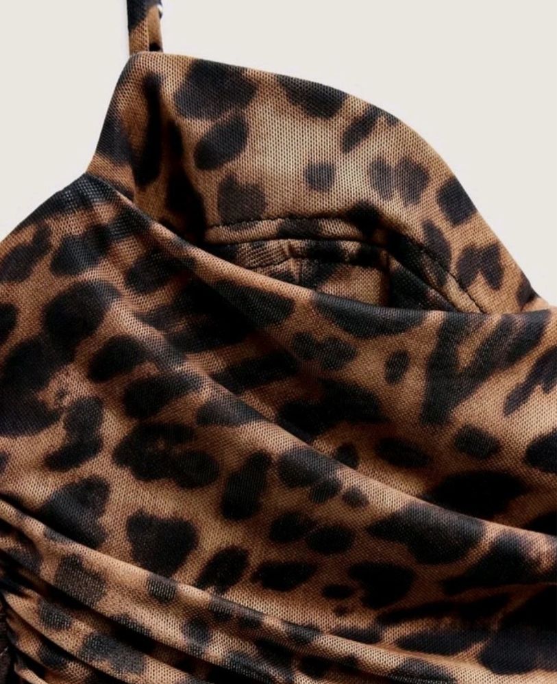 Сукня леопардова Zara XL