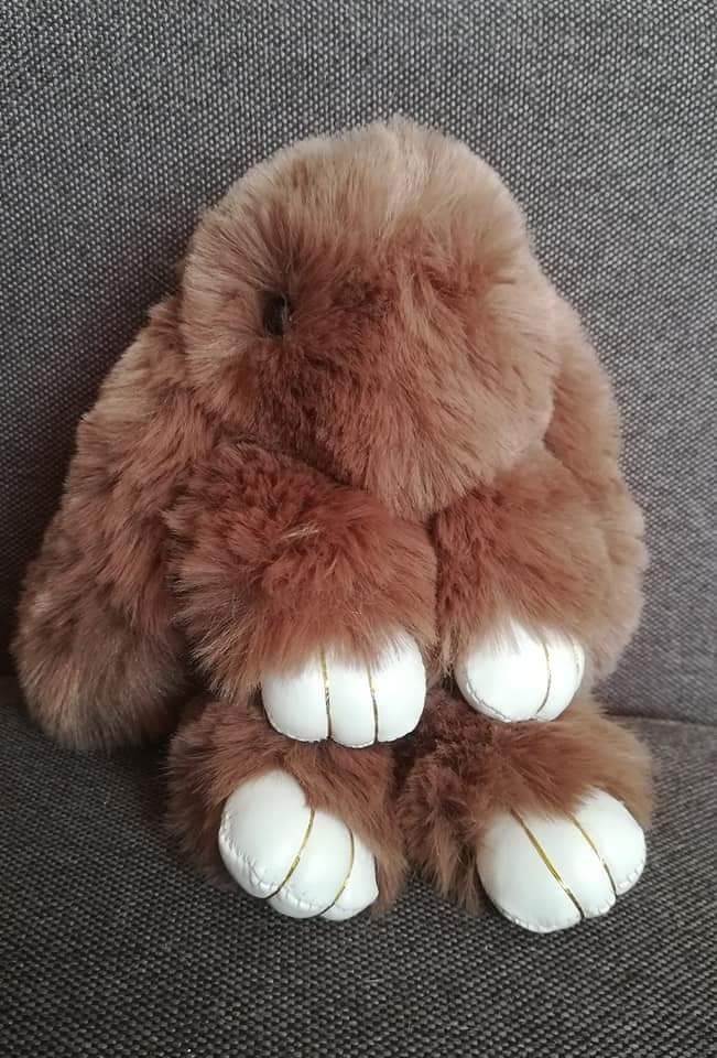 Брелок игрушка кролик, заяц. 22 см