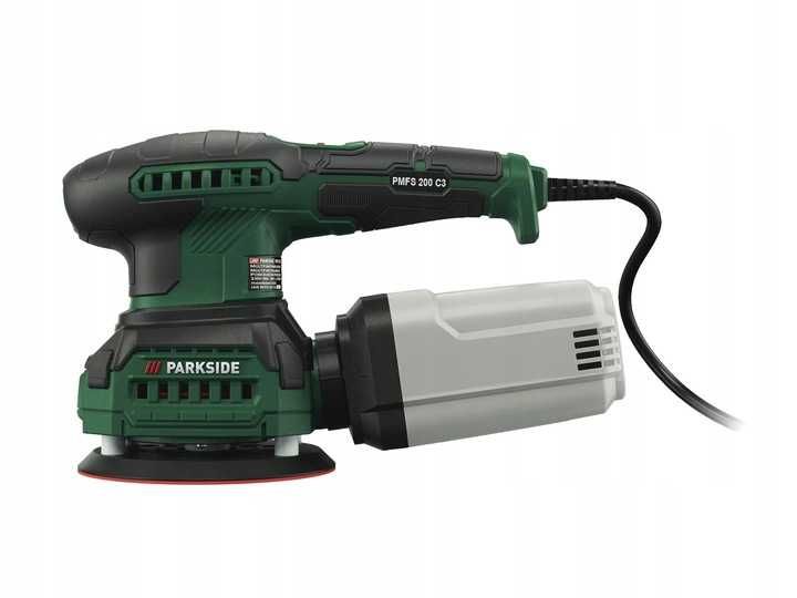Szlifierka wielofunkcyjna 3w1 PARKSIDE PMFS 200 C3, 200 W USZKODZONA