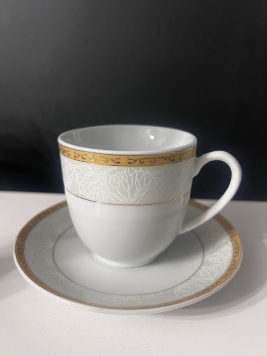 Zestaw filiżanek z talerzykami 6 sztuk!