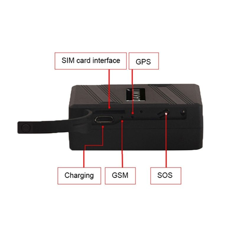 (NOVOS) Mini Localizador GPS tracker magnético 1500mAh