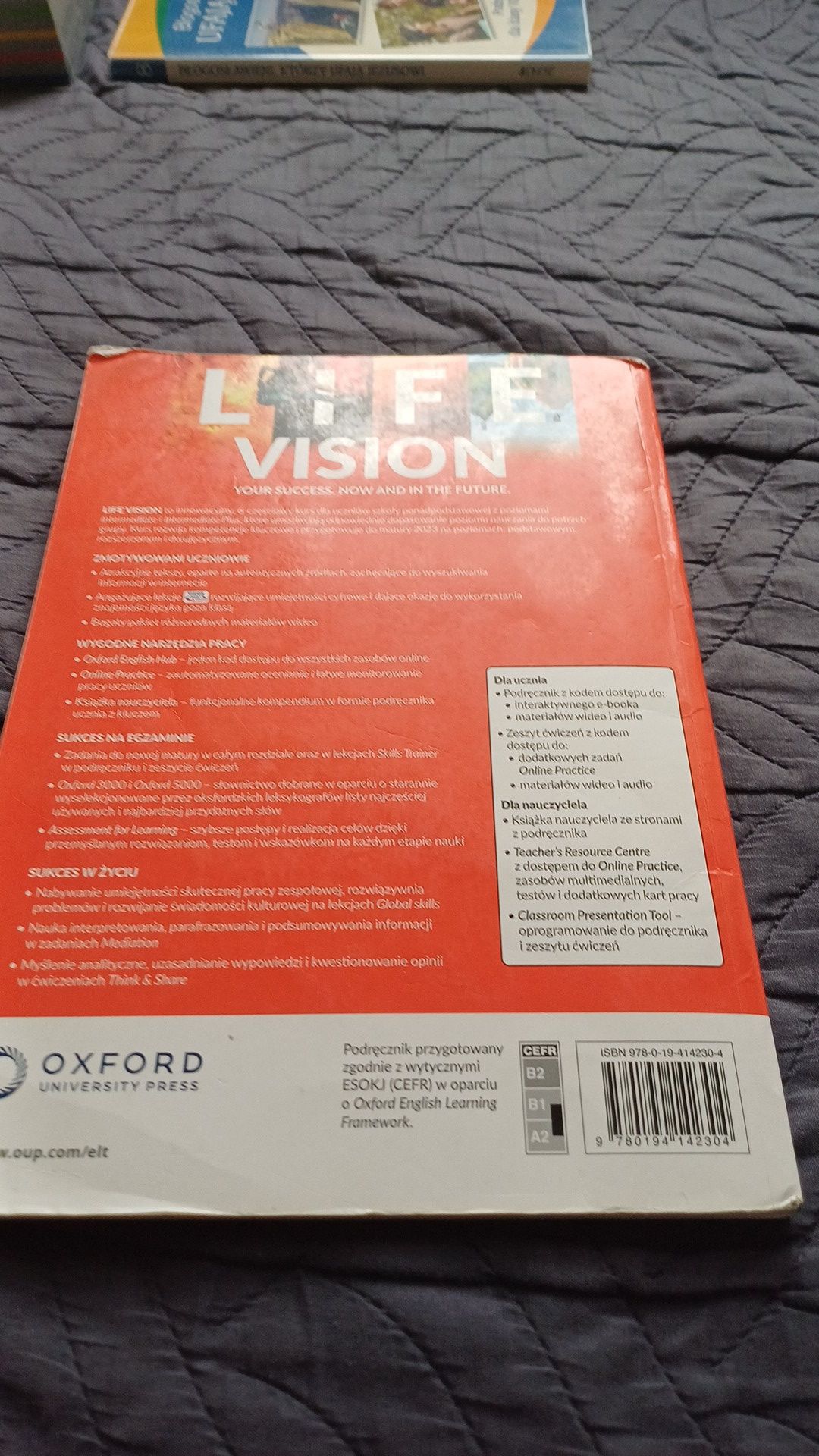 Książki life vision a2/b1