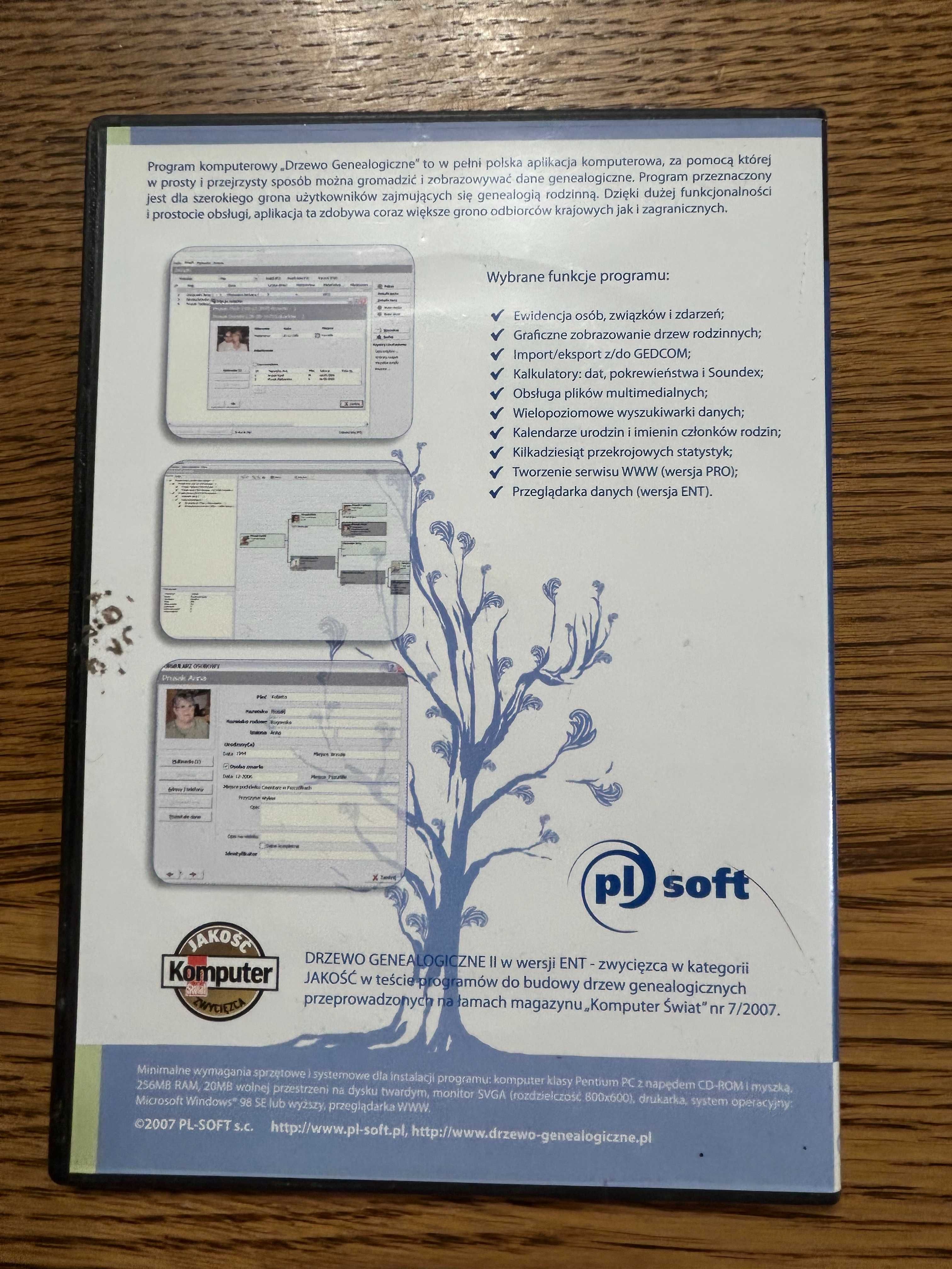 "Drzewo genealogiczna" - program do tworzenia drzewa genealogicznego