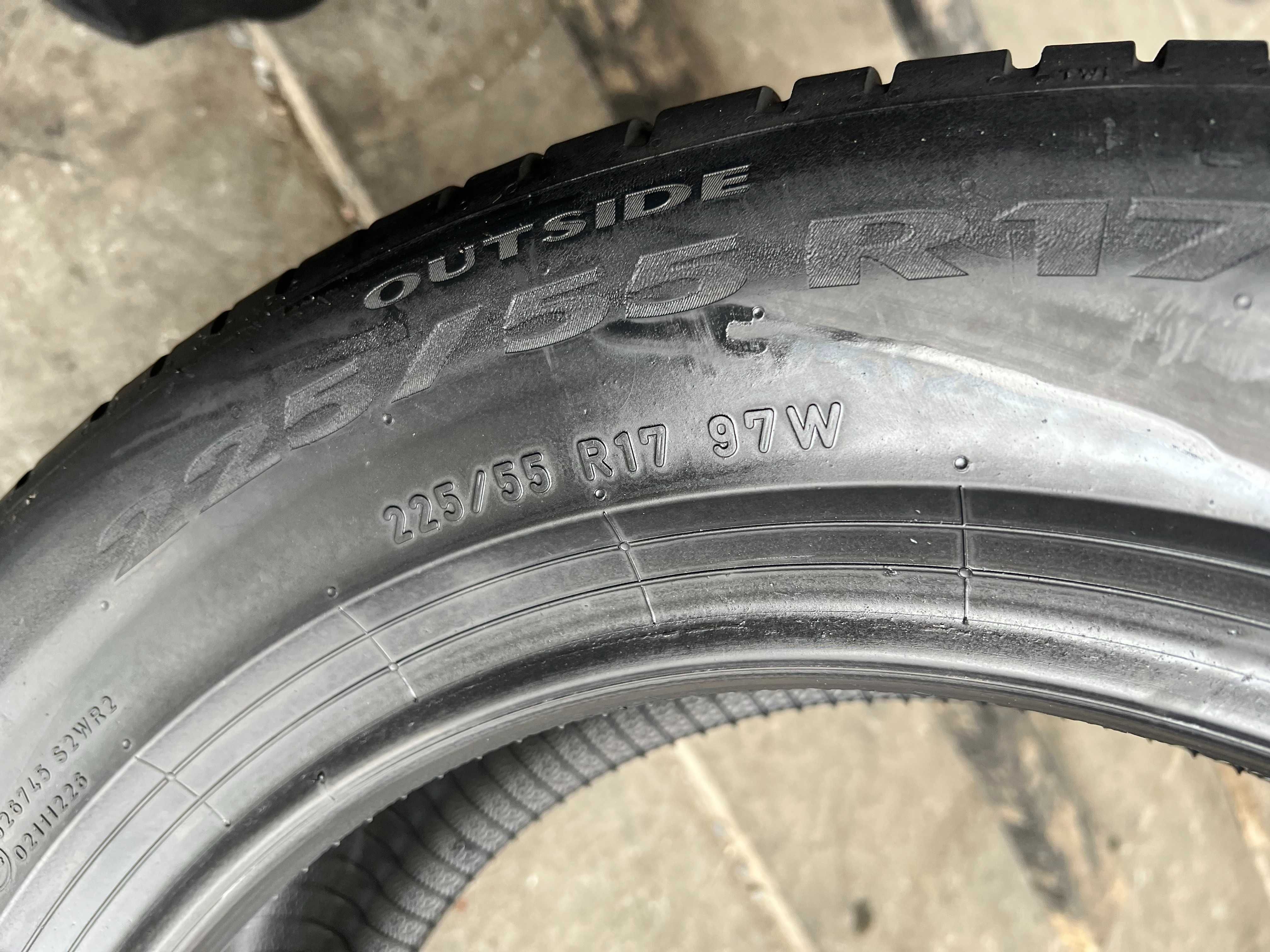 Opony letnie 225/55/R17 Pirelli Cinturato P7 / 2020r - 2 sztuki