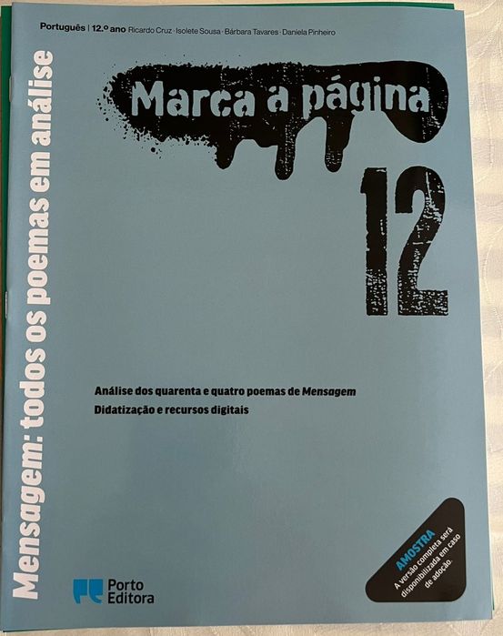 Dossiê Pedagógico de Professor - Marca a Página - 12⁰Ano [NOVO]