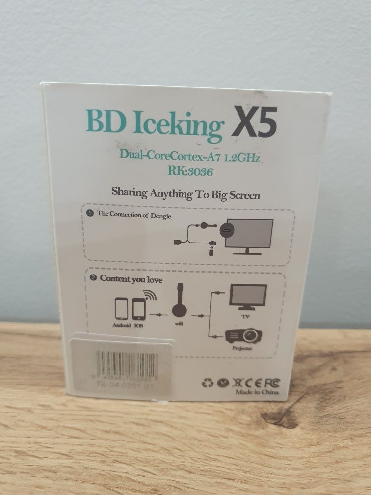 Bezprzewodowy odbiornik obrazu hdmi bd iceking x5