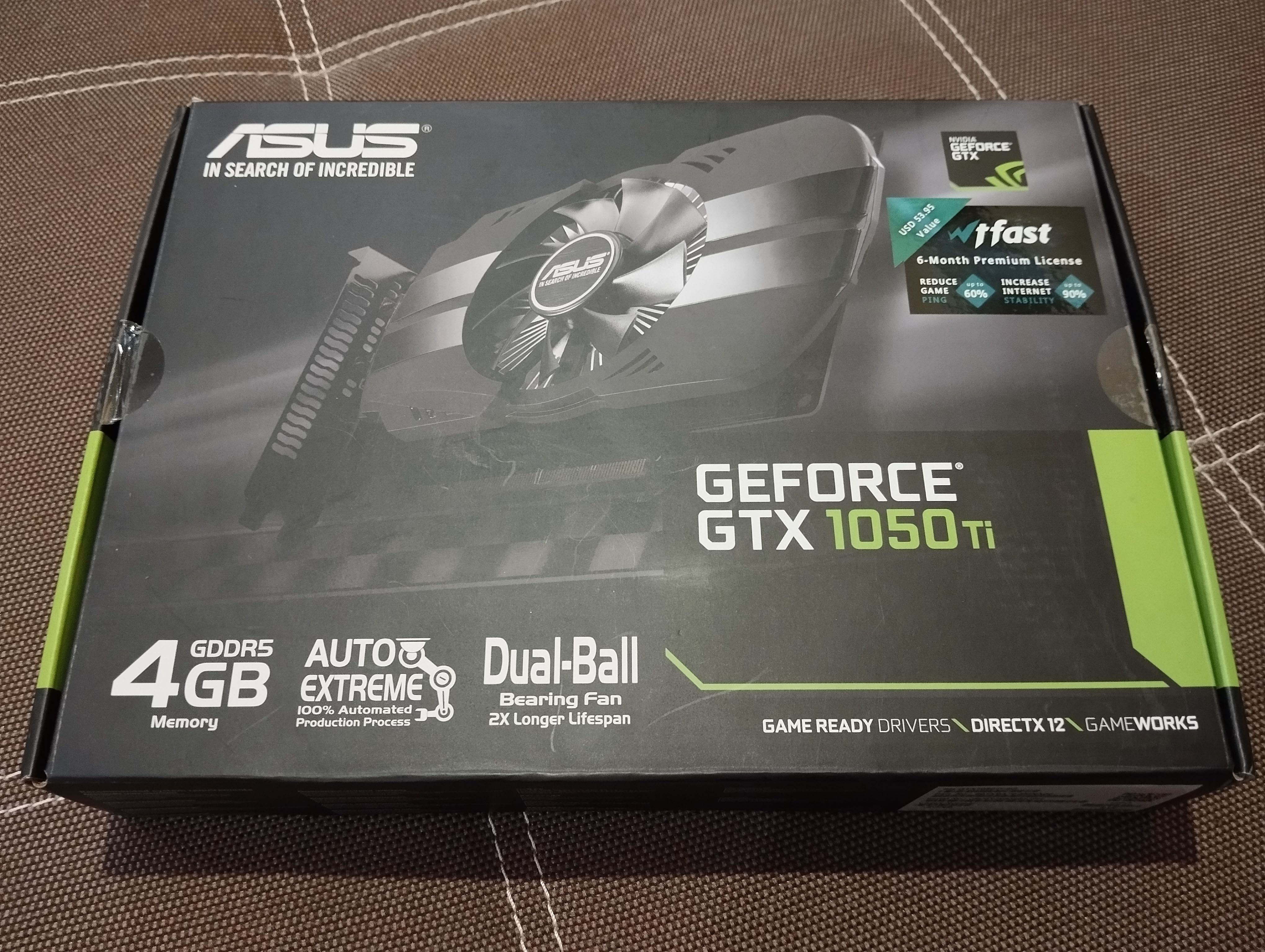 Відеокарта Asus Geforce Nvidia GTX 1050 Ti бв