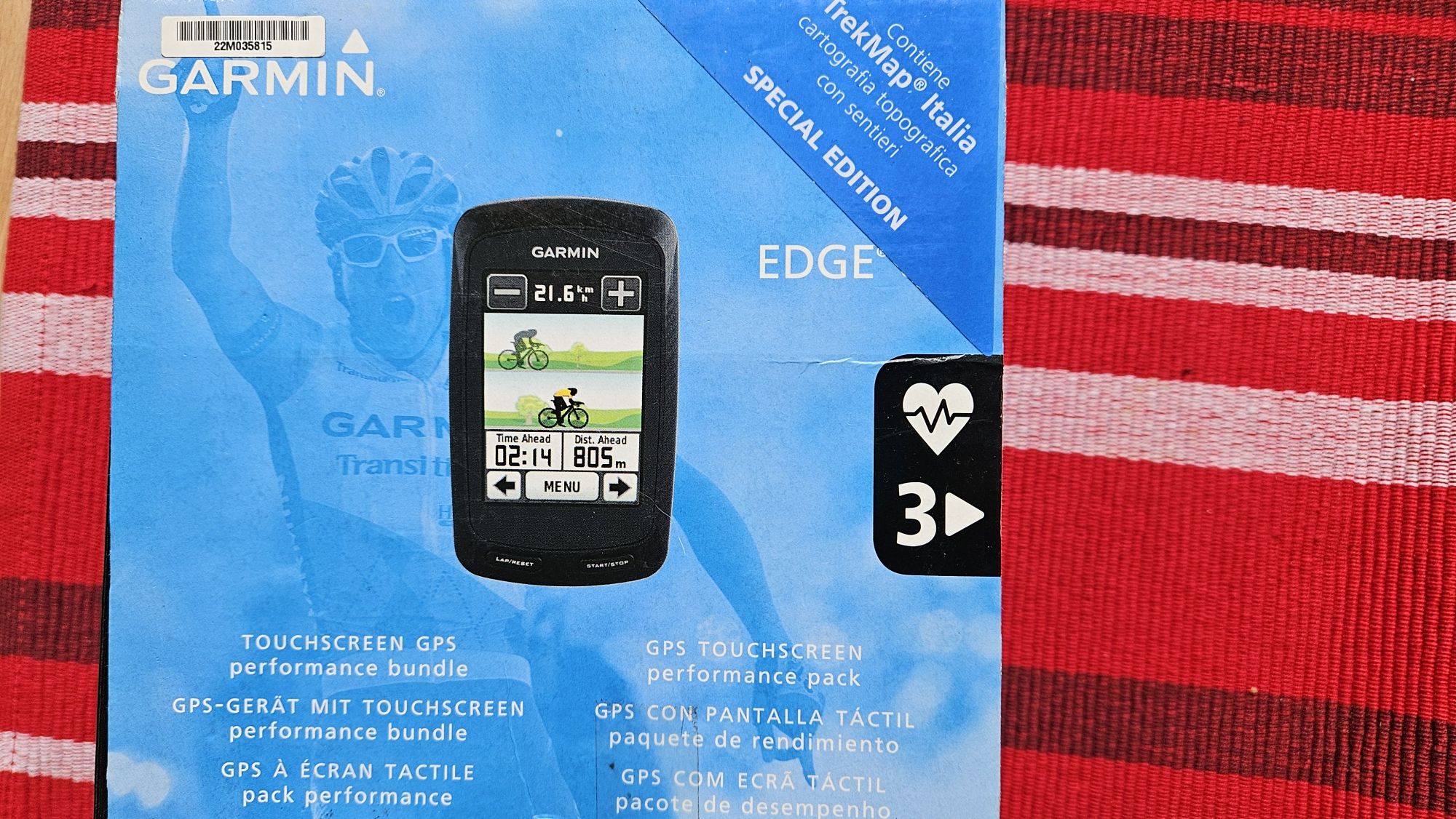 Garmin EDGE 800 + czujnik tętna, kadencji