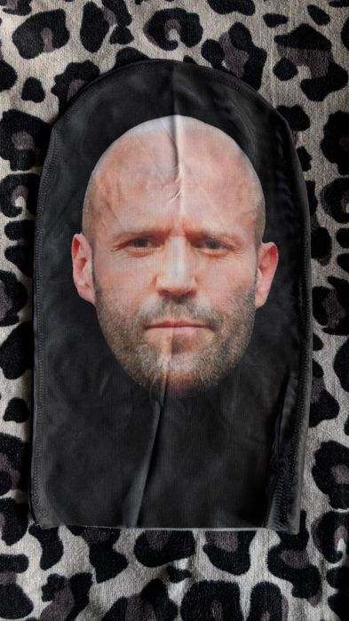 Шуточная Маска с логотипом актера Джейсон Стейтем лысый голову