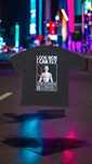 Travis scott tshirt washed czarna mom i can fly swag Y2K rap koszulka