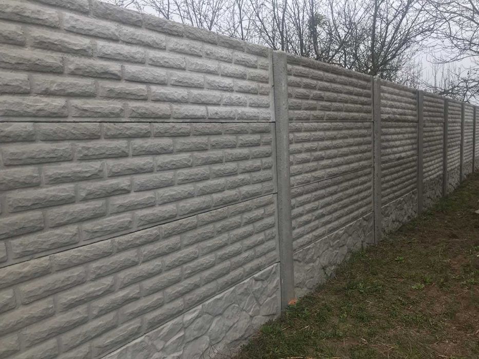 Еврозабор от производителя (бетонный забор) Киев и обл. Євідновлення.