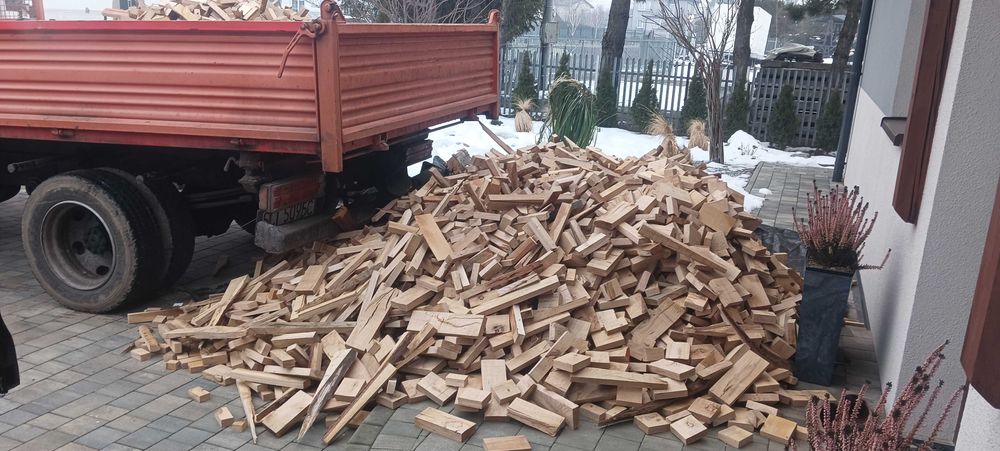 Dąb drewno opałowe piec koza kominek, drzewo opał