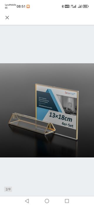 Ramki na zdjęcia, menu. 4 szt.