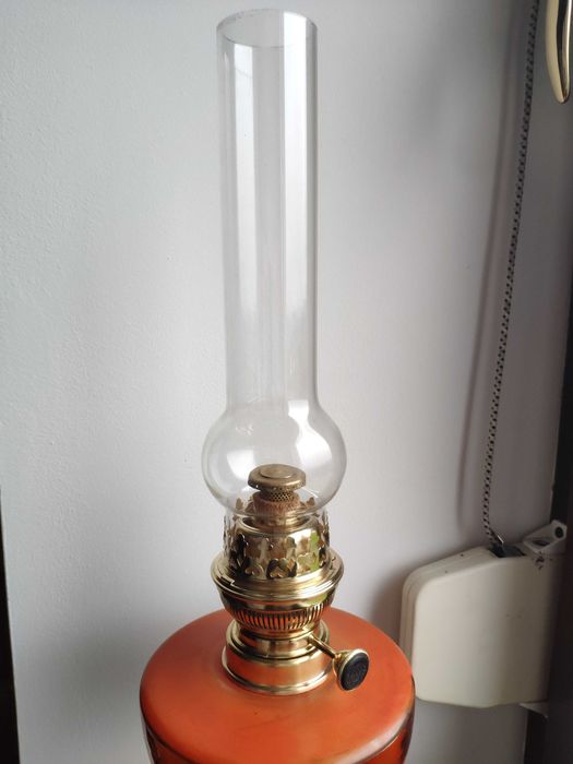 Stara francuska lampa naftowa n665