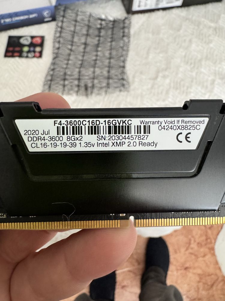 Memoria Ram G.Skill Ripjaws V DDR4 3600MHz 32GB 4x8GB CL16