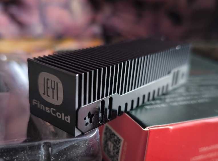 Радіатор JEYI Finscold Godfins 38 охолоджуючих пластин на ssd М2 2280
