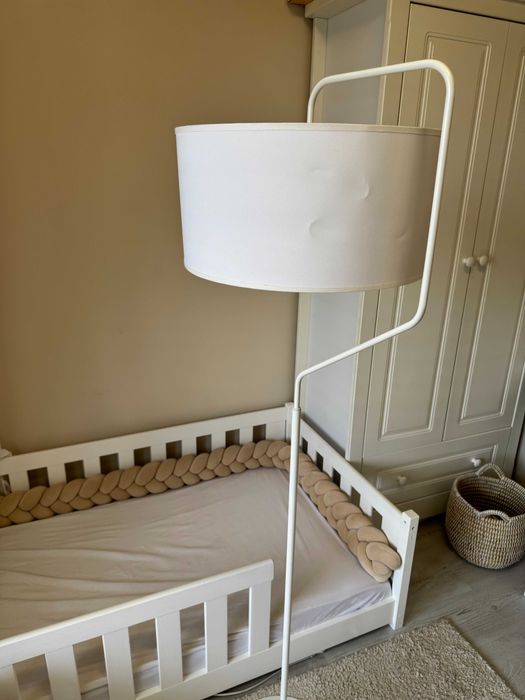 LAMPA Stojąca Podłogowa biała