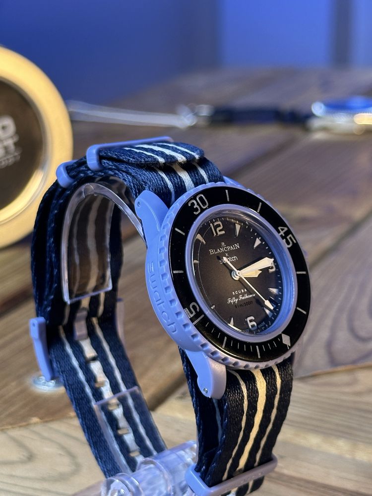 Zegarek Blanckpain x swatch scuba