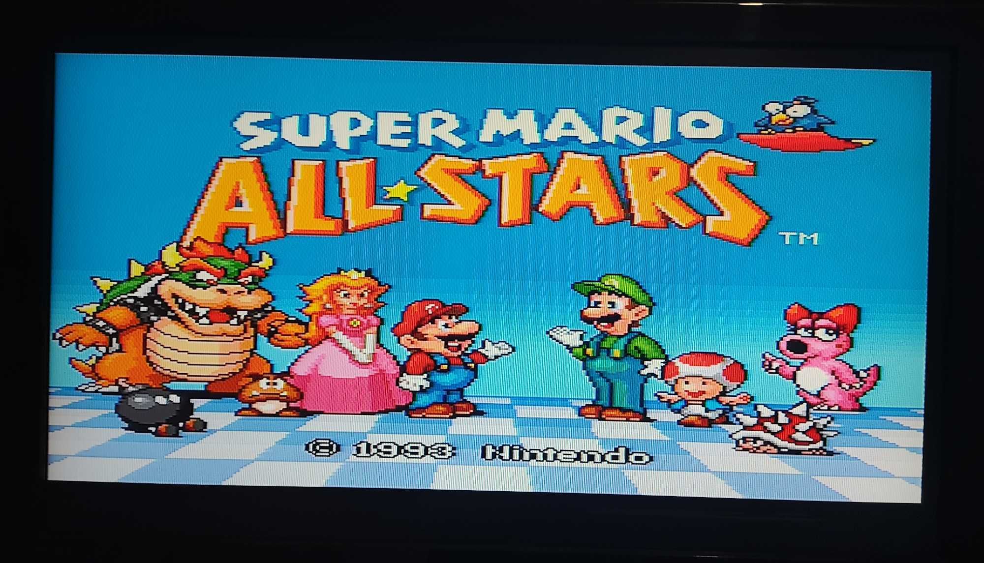 Super Nintendo Consola Completa + Cabos + 2 Comandos e jogo incrível