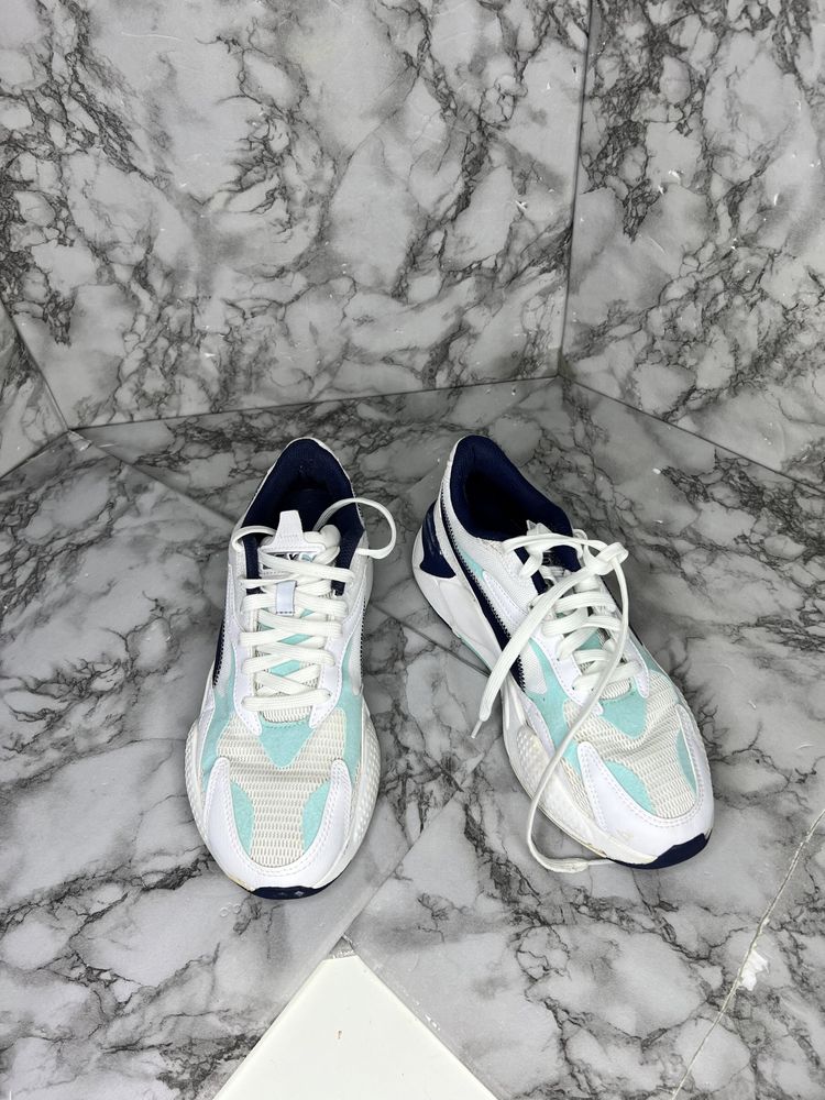 Кроссовки сетка и замша Puma rsx оригинал размер 42 27 см