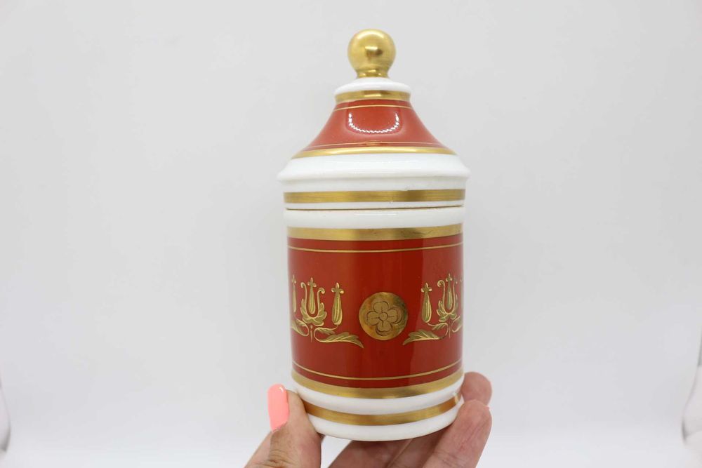 Frasco Tampa Alta 13,5 cm Coleção EMPIRE Vista Alegre 1947