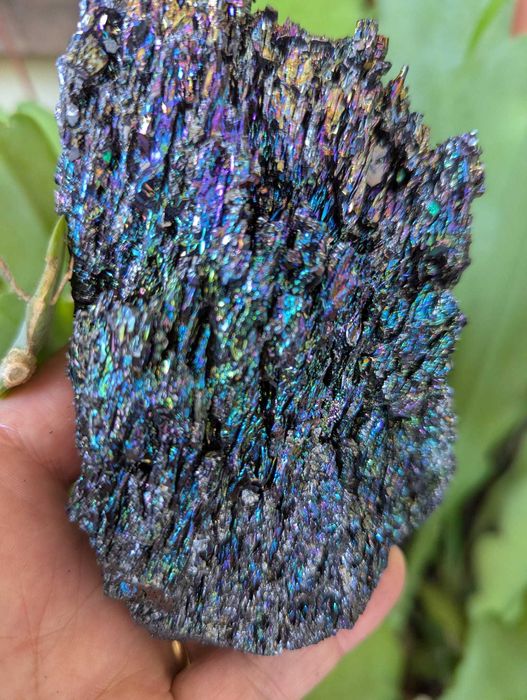 Carborundum - Cristal de Carboneto de Silício Arco-íris - 324g