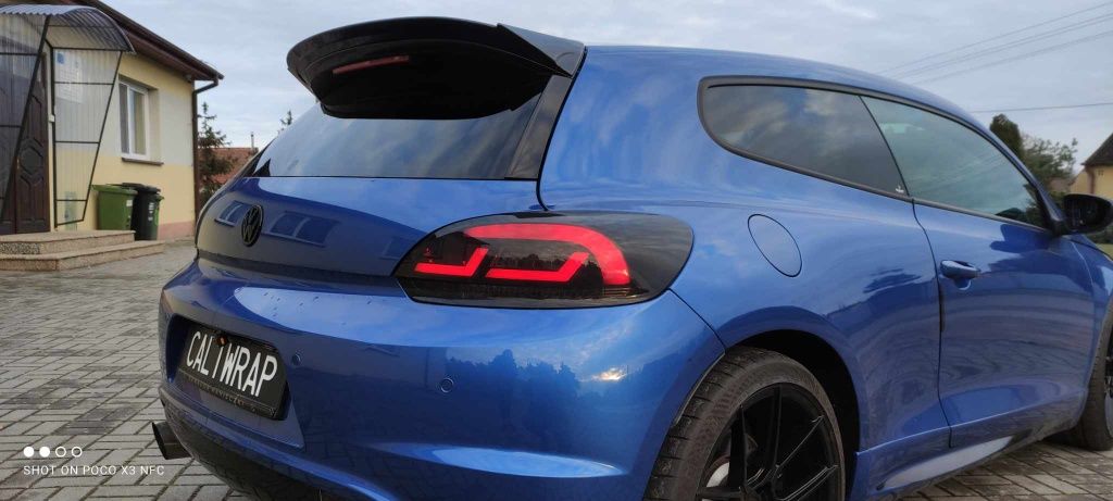 VW SCIROCCO Lotka spoiler R/Rline czarny połysk