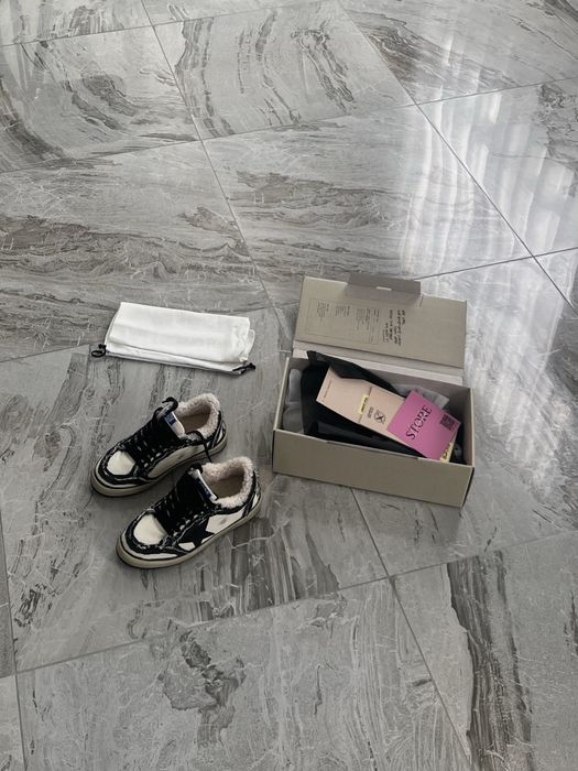 Кеди Golden Goose утепленні з хутром 37 розмір