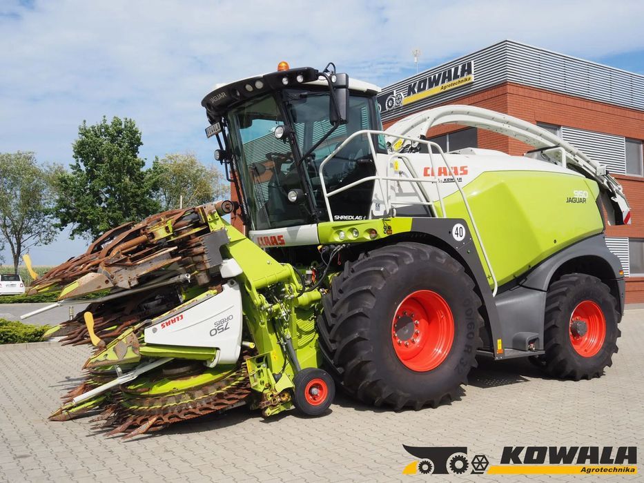 Claas Jaguar 950 4WD + Orbis 750  Sieczkarnia polowa, 4x4, przystawka, SHREDLAGE, CRUISE PILOT