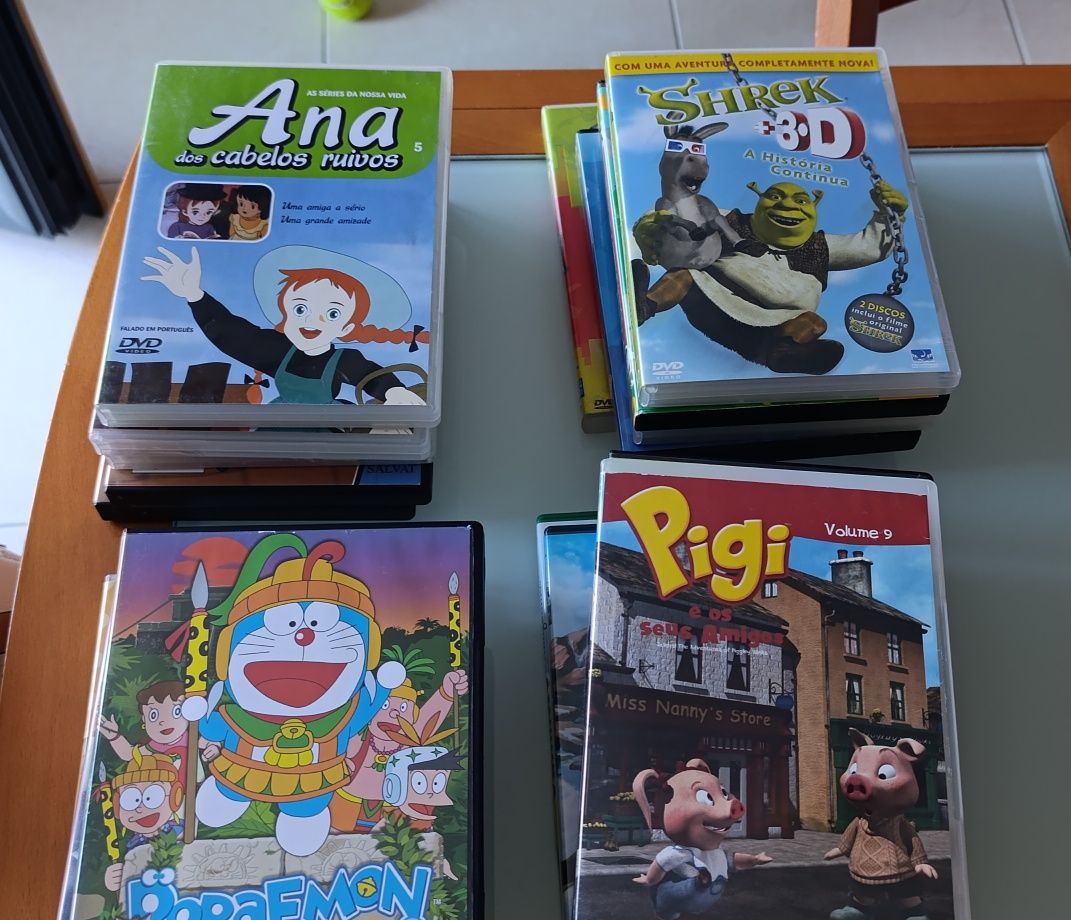 DVD infantis - vários dos 4 aos 6anos