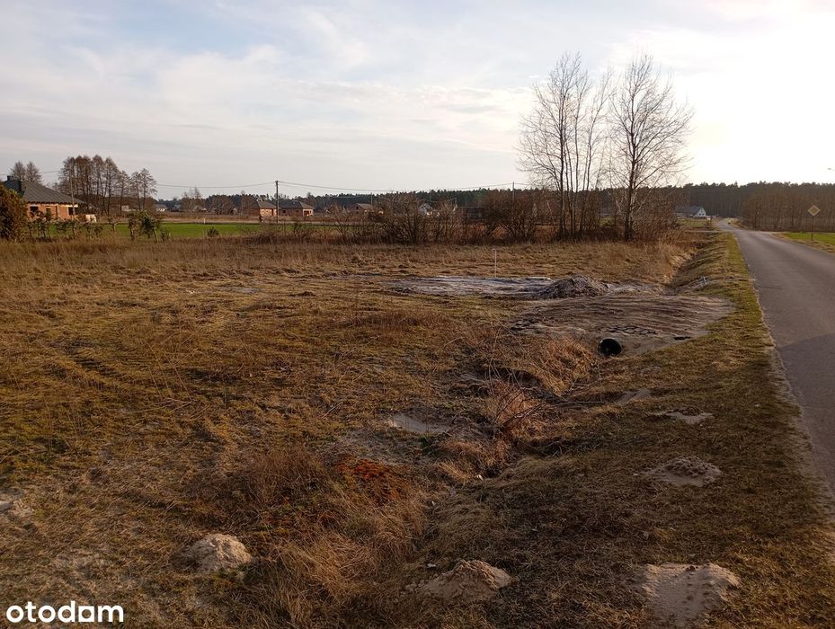 Działka budowlana Jagodziniec, 1417 m2, bezpośrednio