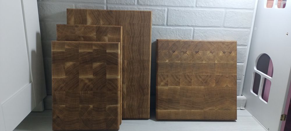 Кухонна торцева обробна дошка з дуба. Торцеві обробні дошки. 25*30*3.5