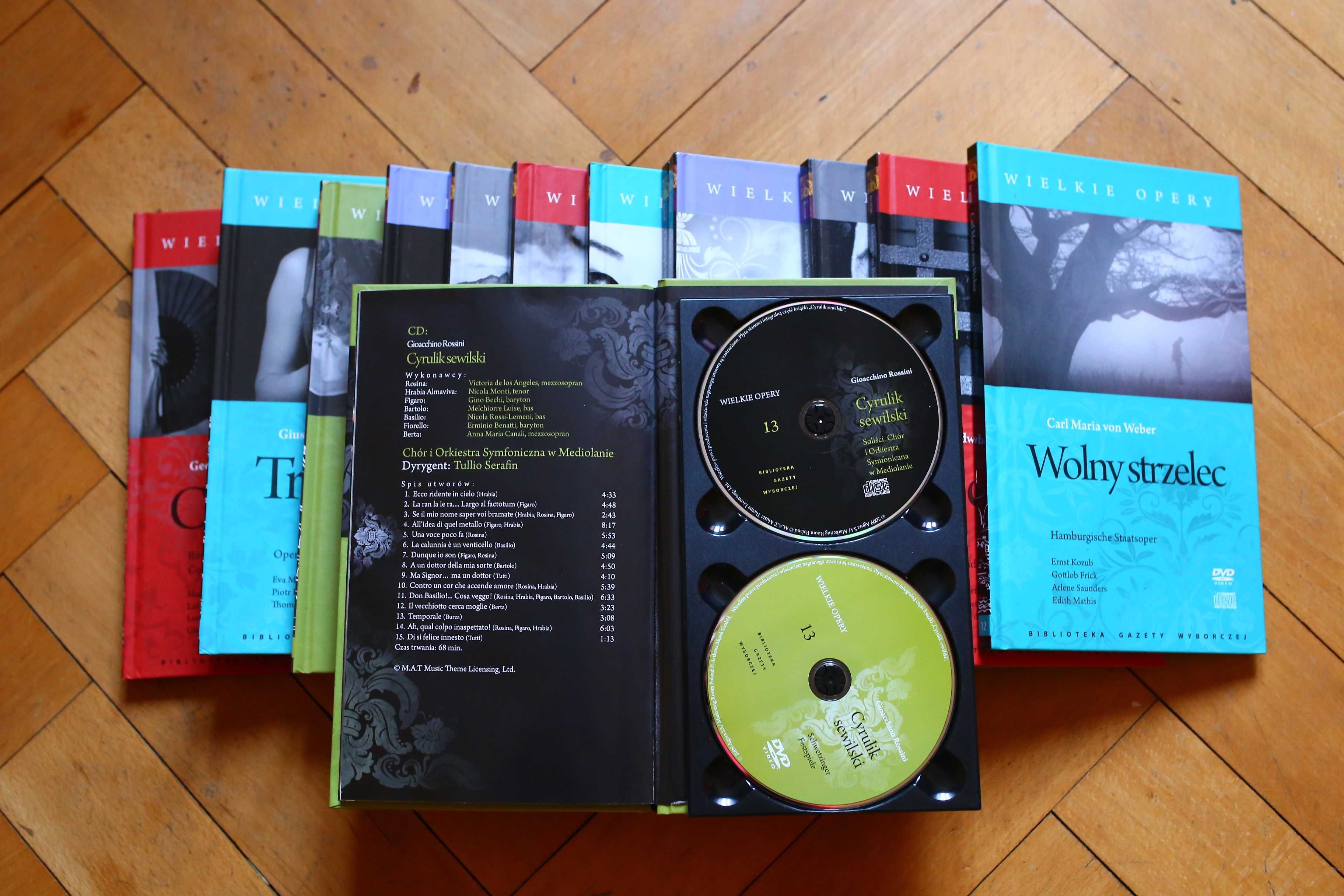 Kolekcja "Wielkie Opery" – 20 tomów: 20 CD i 20 DVD