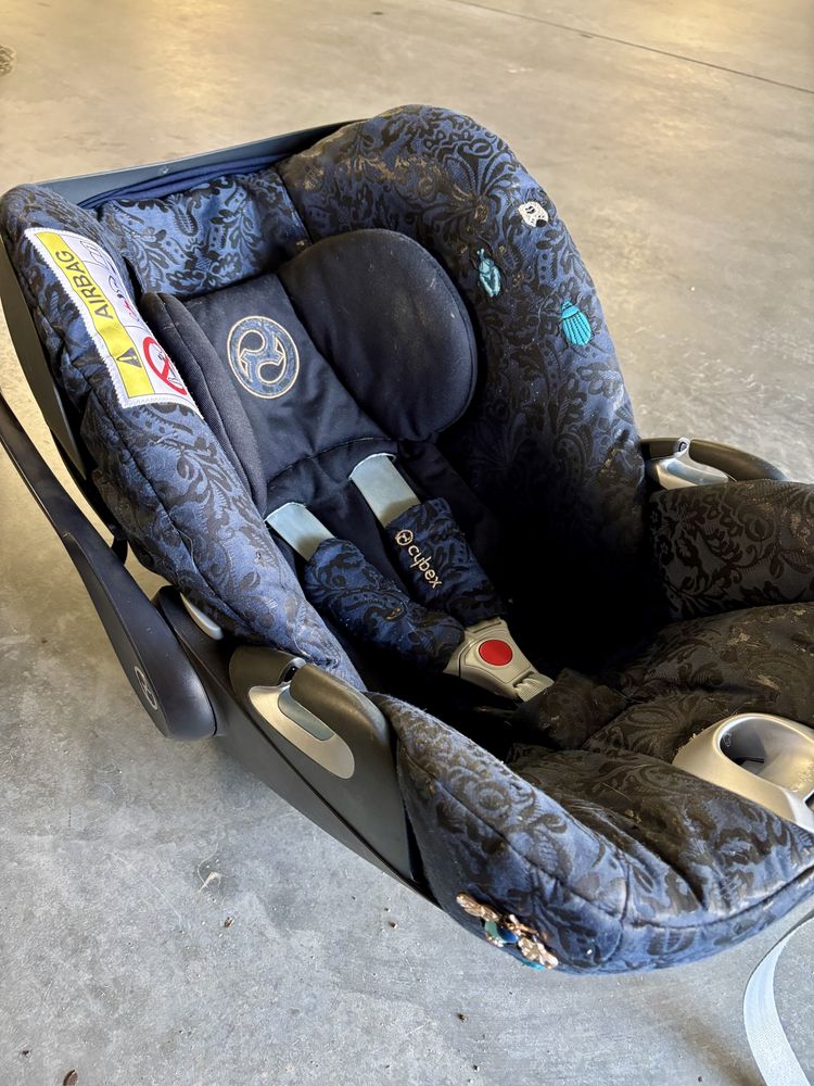 Cybex Balios S Lux 2w1 +nosidelko + baza obrotowa Isofix