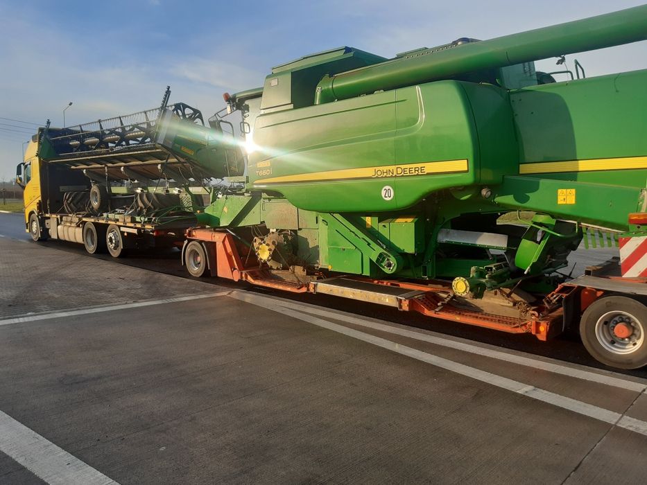 Transport Niskopodwoziowy Kombajnów ,maszyn rolniczych,budowlanych
