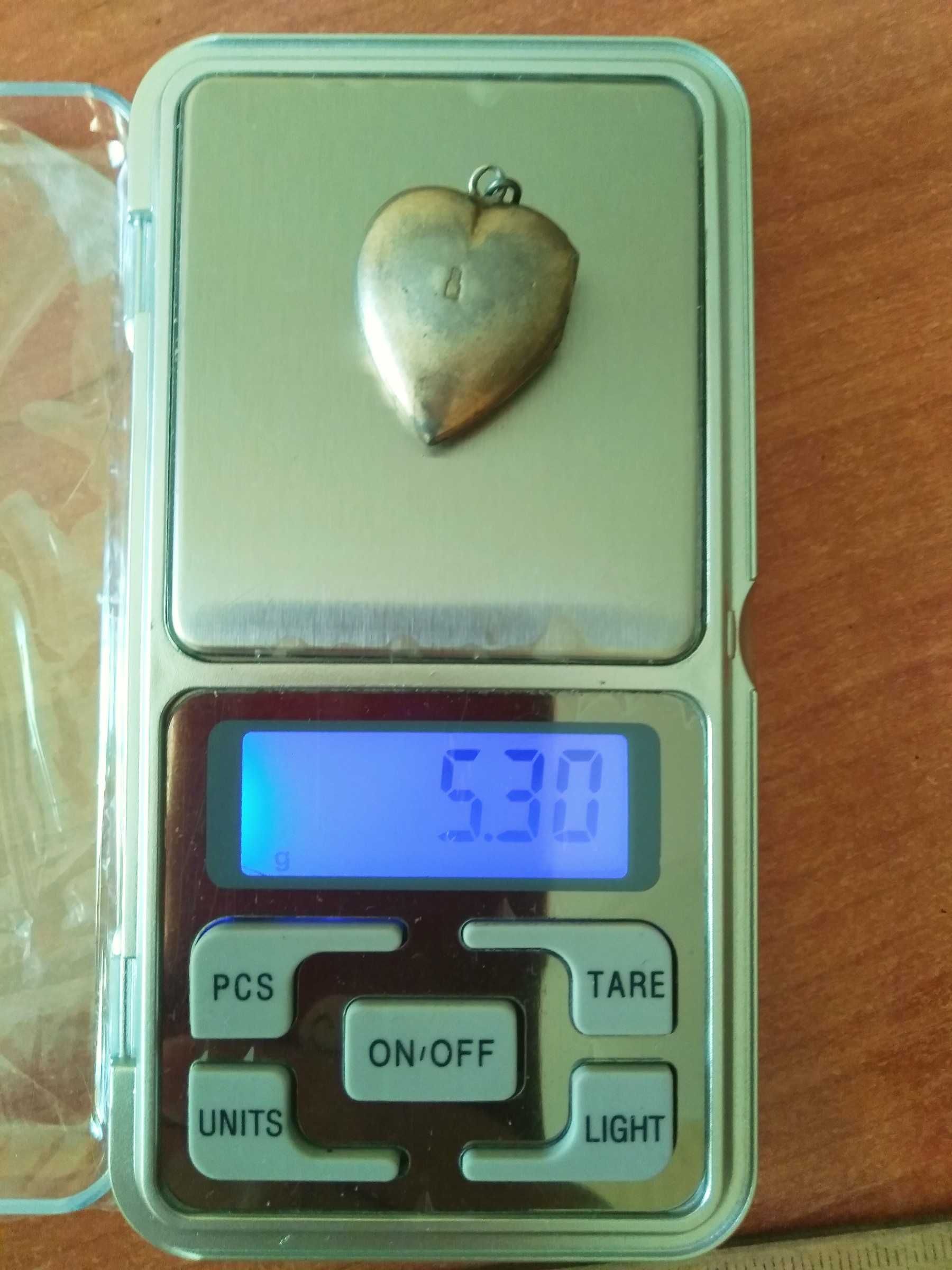 Серебряное сердце с секретом для фото 875 проба (Киев без пересылок)